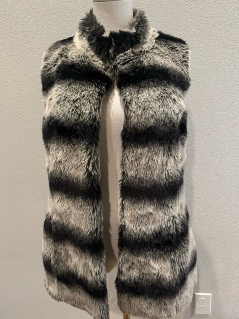 Faux Fur Mink Lined Vest by Rachel Zoe